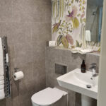 The shower room in our But n' Ben Serviced Apartment Inverness