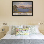 King sized bedroom in our Loch Ness serviced apartment