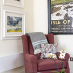 Arm Chair in our Isle of Skye Serviced Apartment, Art House Inverness