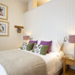 The king sized bedroom in our Scottish Thistle Apartment, Art House Apartments Inverness