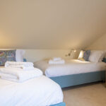 Twin bedroom in our Tree House Serviced Apartment, Art House Inverness