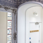 The hall way leading to our Loch Ness 1 bedroom serviced apartment in Inverness