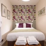 The bedroom of the Hideaway our one bedroom cottage inverness