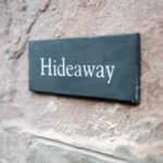 The Hideaway, outside our one bedroom self catering cottage for two people