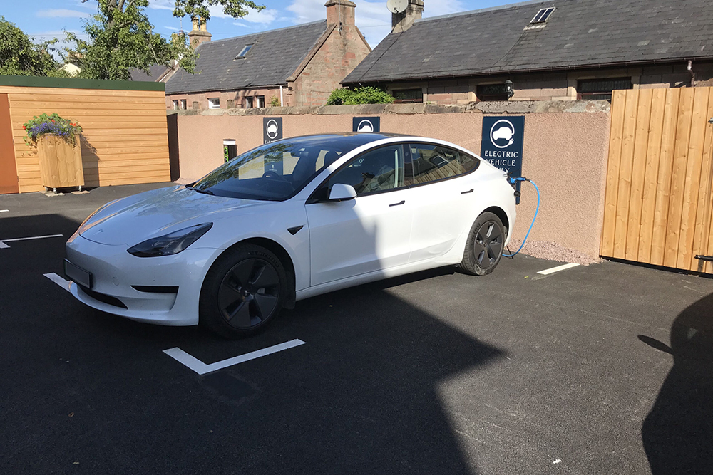 Electric car charging