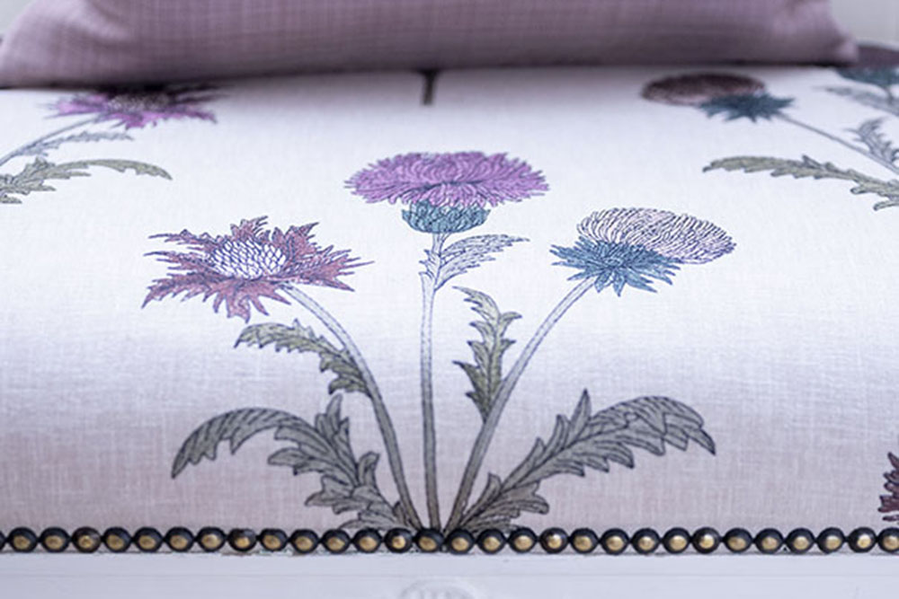 Scottish Thistle details of chair