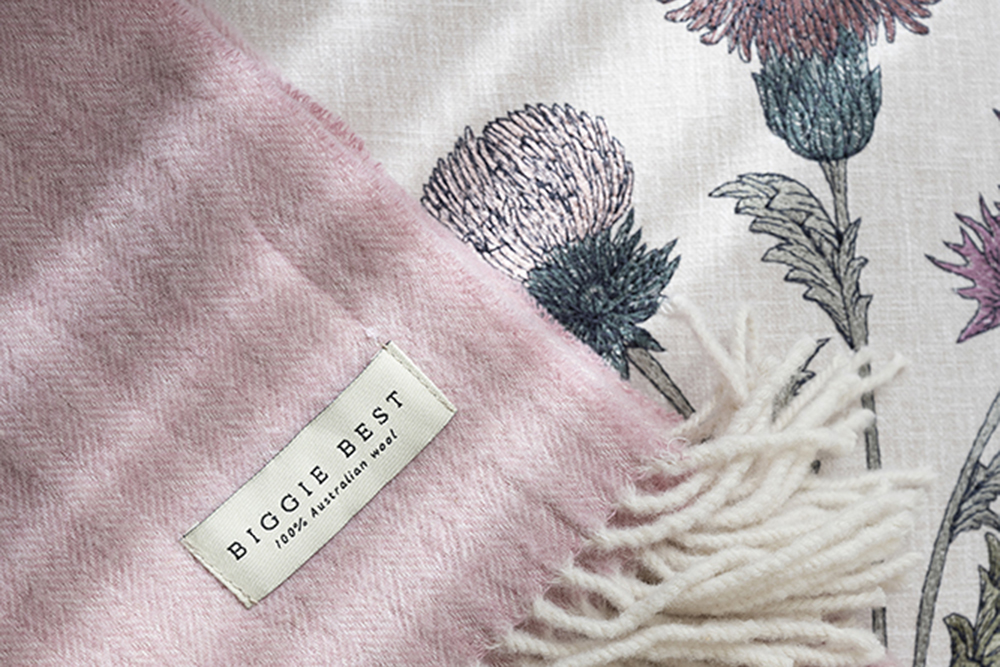 Scottish THistle blanket