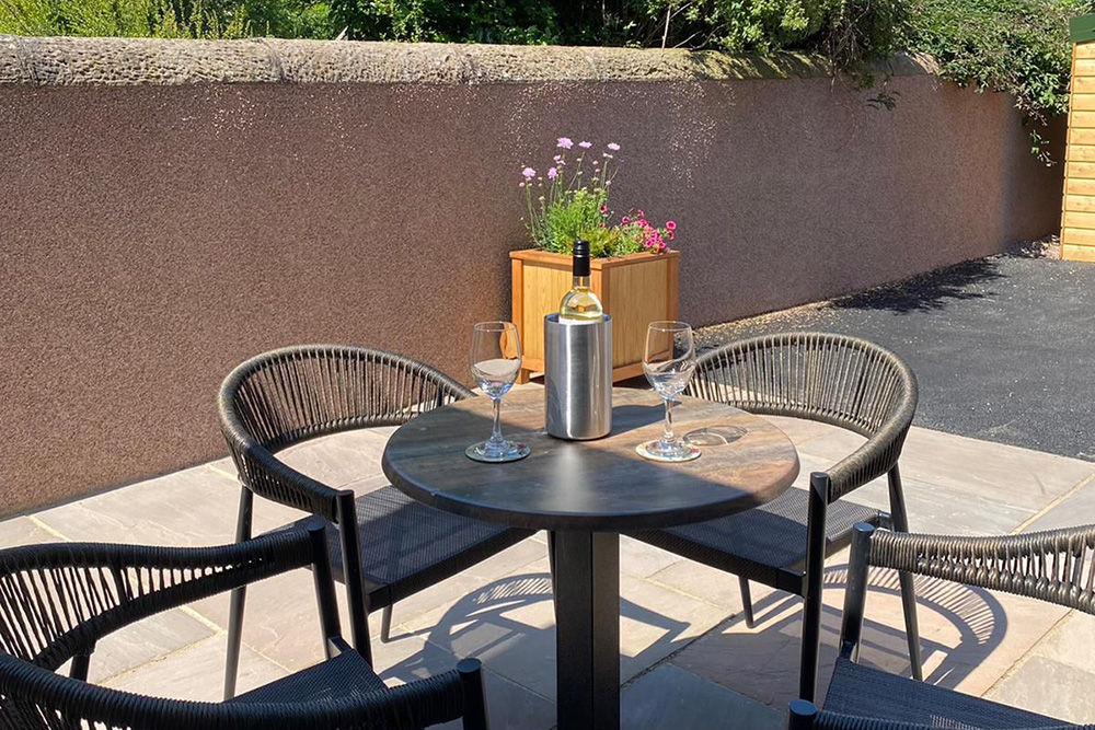 The Courtyard outdoor seating