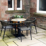 Croft house outdoor seating